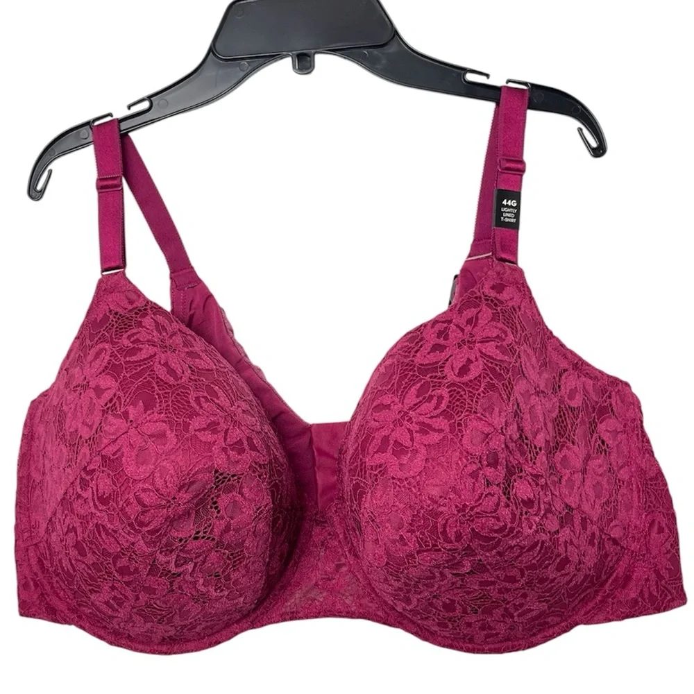 New Torrid Full-Coverage Lightly Lined 360 Back Smoothing Lace T-Shirt Bra
